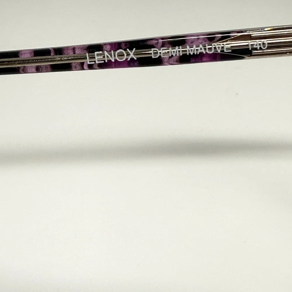 Marchon Lenox Eyeglasses Frames France Demi Mauve Purple Tortoise‎ 140 Vintage